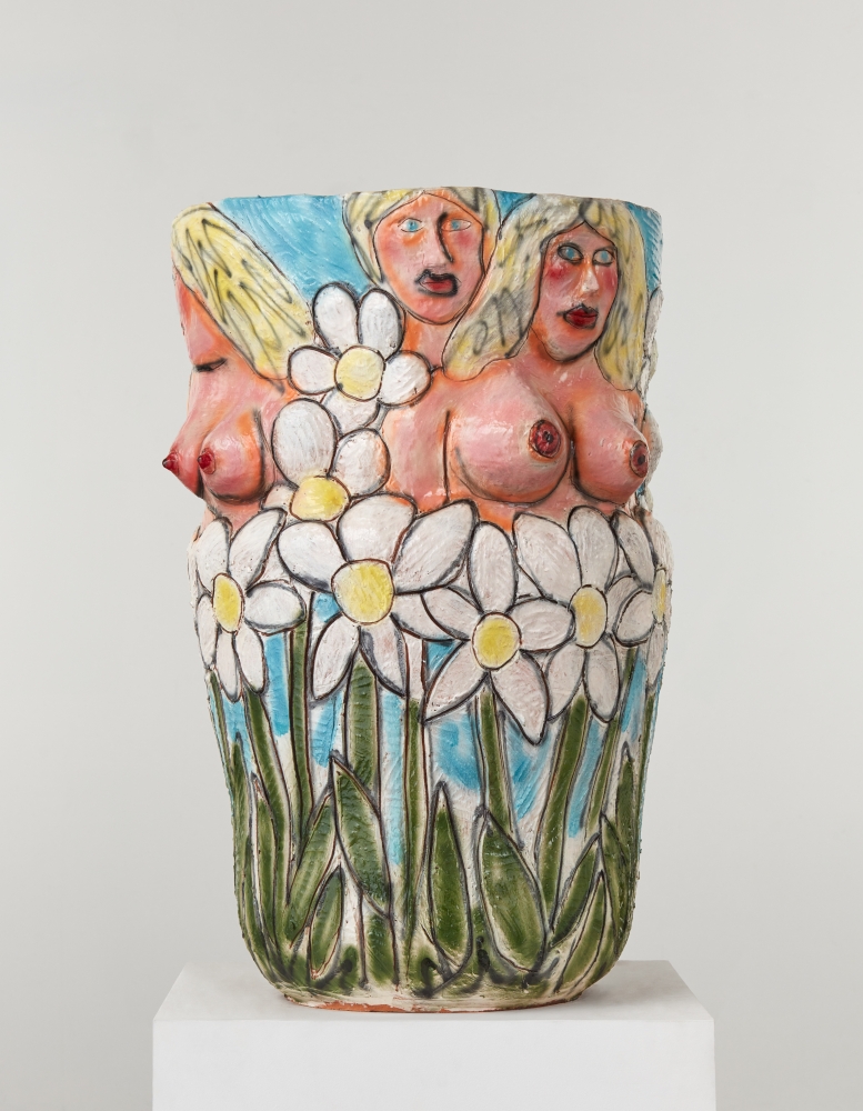 Ruby Neri, Among Flowers,&nbsp;2017. Ceramic with glaze. Photography: Lee Thompson. Courtesy of David Kordansky Gallery, Los Angeles, CA.