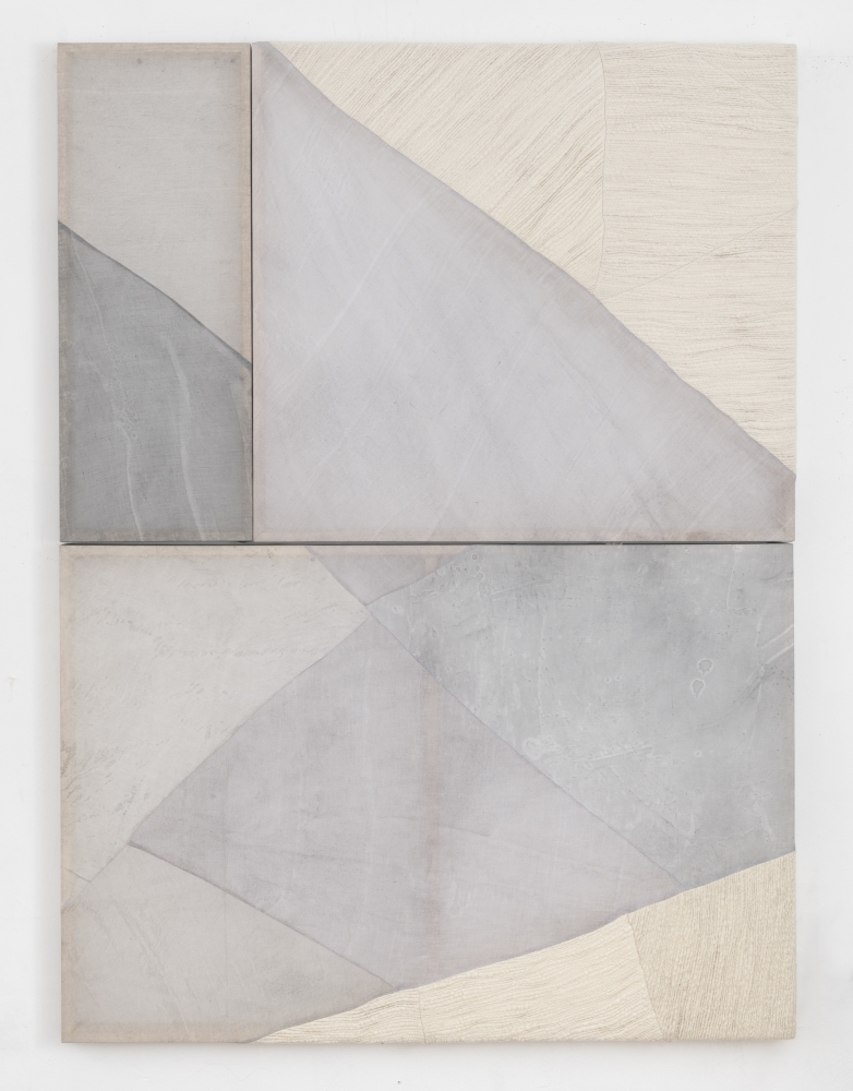 Martha Tuttle
Ode to Fallen Flowers, 2019
Wool, linen, graphite, pigment, and quartz 61 1/2 x 46 inches
(156.2 x 116.8 cm)
Signed &#39;Martha Tuttle 2019&#39; on the reverse (MT5144)
Courtesy: Tilton Gallery